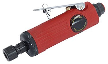 Neilsen CT1084-1/4in / 6mm Air Die Grinder | 2200rpm Free Speed | 0.65MPa Max Air Pressure | 5cfm Air Consumption | 3/8in Hose | 1/4in BSP Inlet | Ideal for Metal Grinding & Surface Preparation