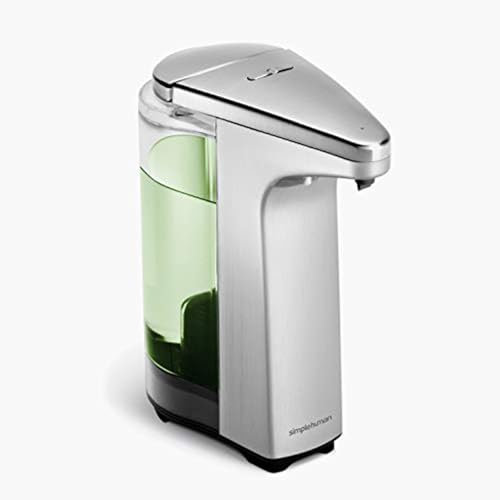 simplehuman ST1023 237 ml, Sensorspender, Seifenspender Automatisch mit Sensor, Nickel