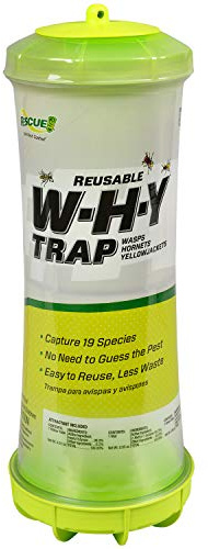 RESCUE! WHY Trap for Wasps, Hornets, & Yellowjackets – Hanging Outdoor Trap