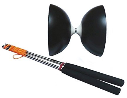 Henrys Vision Diabolo SCHWARZ mit ULK2 Weiss + Henrys Alusticks 325