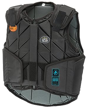 USG Eco-Flexi - Gilet de sécurité - en 13158-2018 - pour Enfant - Noir - Taille XL