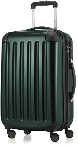 Hauptstadtkoffer Alex TSA Kabinväska (55x38x23 cm) 42 L, mörkgrön | ABS/PC Hårdskal · TSA-lås · Expanderbar · 3.2 kg Lätt · 4 Dubbla Hjul · Utbytbara Delar · Kabinbagage