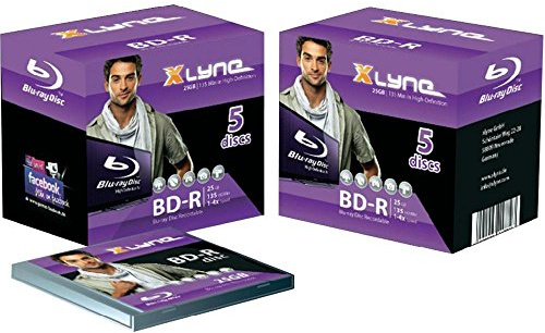 Xlyne Blu-ray 25GB 5pcs BD-R Jewel case 4X