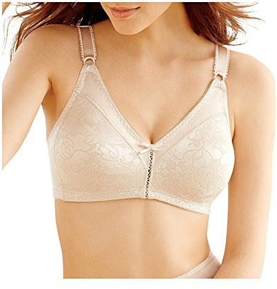 Bali Women's Double Support Spa Closure Wire-Free Bra, Soft Taupe, 40C