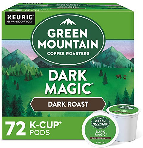 Green Mountain Coffee Roasters Dark Magic Keurig Single-Serve K-Cup Pods, Dark Roast Coffee, 72 Count
