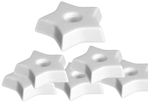 Porzellan Kerzenleuchter ''Stern'' (**)