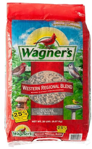 Wagner's 62008 Western Regional Blend Wild Bird Food, 20-Pound Bag