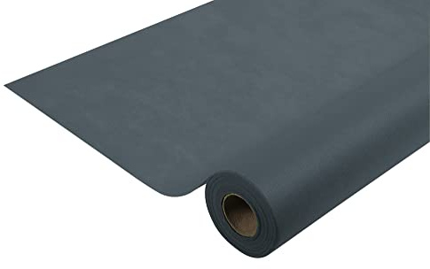 Pronappe Tischdecke R785033I Einweg-Tischdecke aus Spunbond-Vlies Länge 50m Breite 1,20m (pro Rolle) Farbe Anthrazit Reißfester, wasserabweisender und abwischbarer Stoff