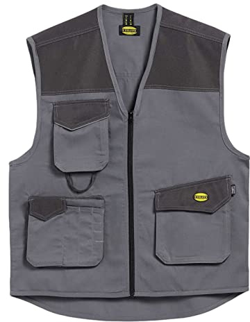Diadora Utility Gilet da Lavoro Softshell VEST MOVER, Colore Steel Gray, Taglia M