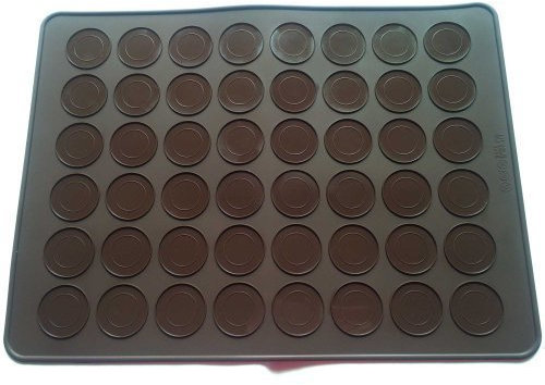 grand 48 cavité Tapis à Macarons moule en silicone kit anti-adhésive