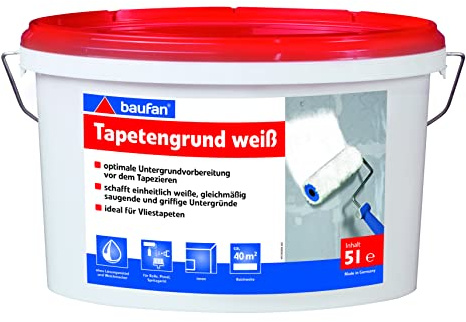 Baufan Tapetengrund weiss 5 Liter