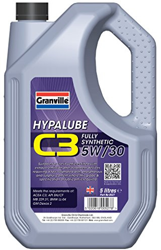 Granville 0527C Hypalube C3 5W/30 Engine Oil, 5 Liters