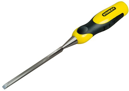 STANLEY 6mm Dynagrip Chisel with Bevel Edge and Strike Cap, 0-16-870