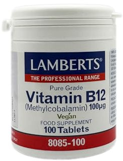 Lamberts Vitamina B12 100ug - 100 Tabletas