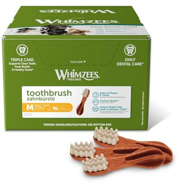 Whimzees Zahnbürste größe M / 75 St. im Display, 1er Pack (1 x 2.25 kg)