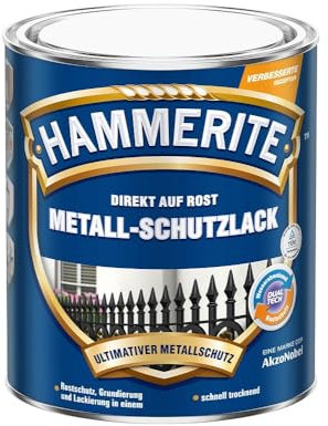 Hammerite Metallschutzlack Glänzend, Hellgrau, 250ml
