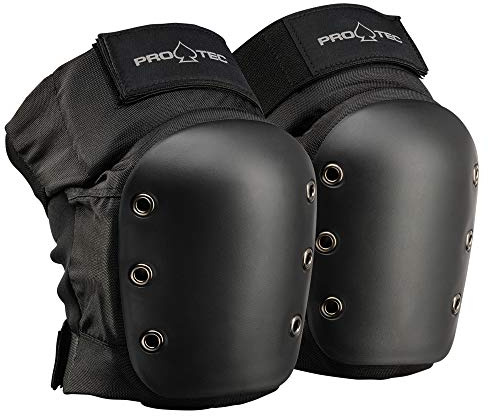 Pro-Tec Protección de Rodilla de Skateboarding, tamaño XL, Color Negro