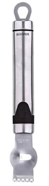 BERGNER Gizmo - Râpe à zeste pour citrons et agrumes - 25cm - En acier inoxydable - Résiste au lave-vaisselle - Résiste aux chocs - Convient aux professionnels
