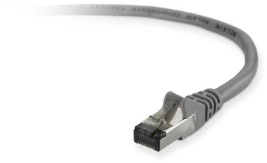 Belkin Netzwerk-Kabel, Ethernet Kategorie 6 grau grau 10 Meter