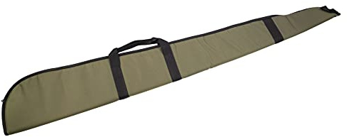 Januel - Etui pour Fusil Rivas - Fourreau pour Fusil de Chasse - avec Bretelle - Tissu Polyester - Longueur 130cm - Rembourrage 10mm - Vert Taille Unique