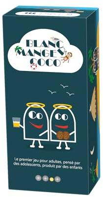 BLANC MANGER COCO – Le 1er Jeu pour Adultes pensé par des Ados, Produit par des Enfants - 600 Cartes ;-