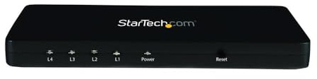 StarTech.com Divisor HDMI de 4 Puertos de Vídeo 4K - Splitter Multiplicador 1x4 HDMI de Aluminio Sólido - 4K @ 30 Hz