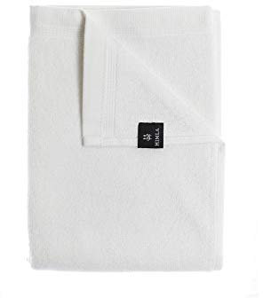 Himla Gästehandtuch Lina mit Aufhänger - 30x50 cm - Farbe: Weiss - weiches Leinenfrottée - 70% Baumwolle, 30% Leinen - Oeko-TEX 100-550g/m2 - div. Farben & Größen