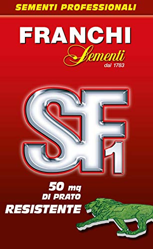 Franchi Sementi - Semi Prato Resistente per 50Mq di Tappeto Erboso, 1kg