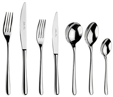 Arthur Price 84-Piece 12 Person Warwick Set,Silver