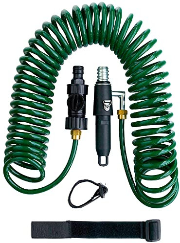 Darlac Swop Top Spiral Flow Hosepipe – Ideal to Wrap Around a Swop Top Telescopic Pole – Spiral Hose Attachment for Outdoor Cleaning