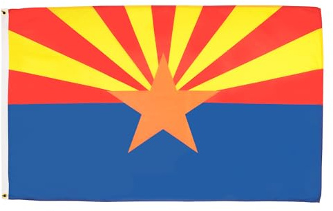 BANDIERA ARIZONA 90x60cm - BANDIERA STATO AMERICANO – USA - STATI UNITI 60 x 90 cm - AZ FLAG