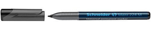 Schneider 1201 Pennarello universale permanente Maxx 224 M, 1,0 mm, nero