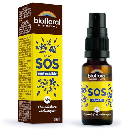 BIOFLORAL Sos Secours Nuit Paisible Spray Bio Demeter 20 Ml