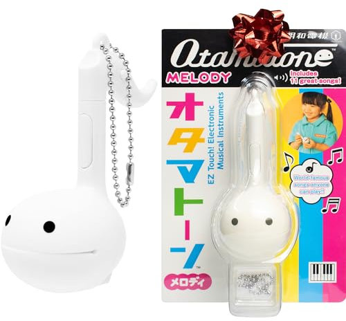 Otamatone Melody White Elektronisches Musik Instrument, Tragbar Digitale Musikinstrumente Synthesizer, Kinder Teenager Erwachsene, Spaß Coole Geburtstag Weihnachten Geschenk Spielzeug…