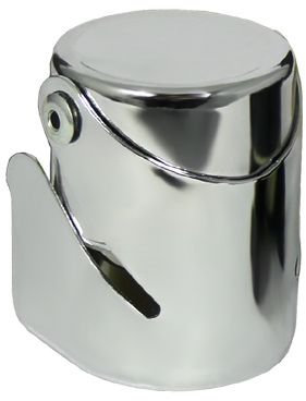 Wine Essentials Chrome Plated Champagne and Sparkling Wine Stopper, Seal