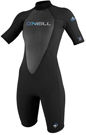 O'Neill Wetsuits Damen Neoprenanzug Reactor 2 mm Spring Wetsuit, Black, 6