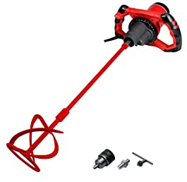 RUBI | Malaxeur Électrique 1200W | Malaxage de Colles à Base de Ciment, de Résines, de Peintures et Autres Matériaux | 2 Vitesses | RUBIMIX-9 N 230V 50/60Hz + Mandrin Porteur