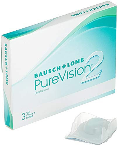 PureVision 2 HD Lenti a Contatto Correttive Mensili, 3 Lenti, BC 8.6 mm, DIA 14 mm, -3.5 Diopt