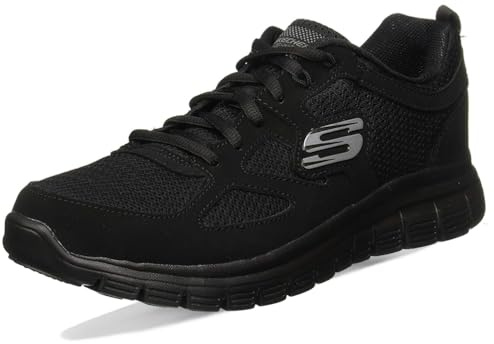 Skechers Burns- Agoura Hombre Scarpe da ginnastica, Black, 41.5 EU