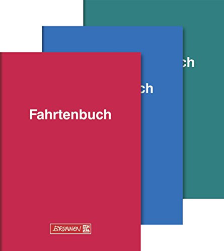 Brunnen 1010150 Fahrtenbuch (A5, Kartoneinband, 16 Blatt) sortiert