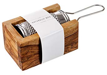 Naturally Med - Raschietto per formaggio, in legno d'ulivo, misura piccola