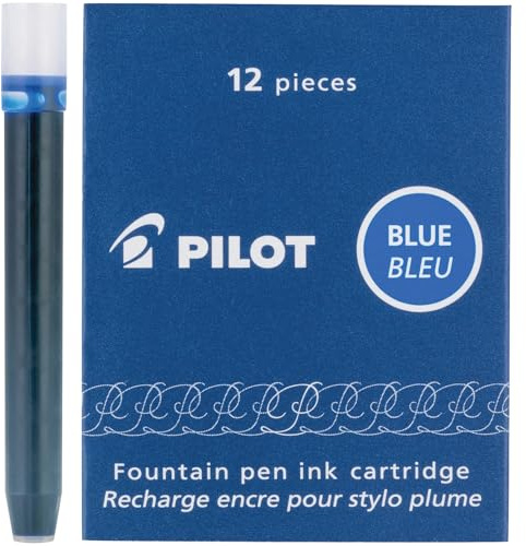 Pilot Mr Collection Fountain Pen Cartridge Refill 12/Pkg-Blue