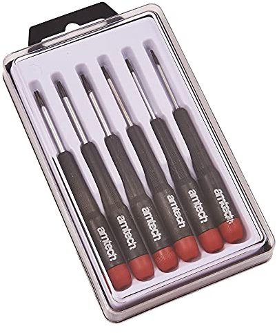 Am-Tech 6 piezas de precisión Torx Juego de destornilladores, L0530