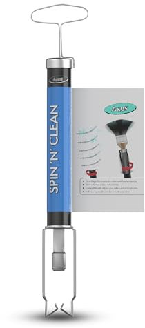 Axus Décor AXU/SNC Spin 'N' Clean Brush and Roller Cleaner, Black, For 1.75 (44mm) core rollers & all size brushes