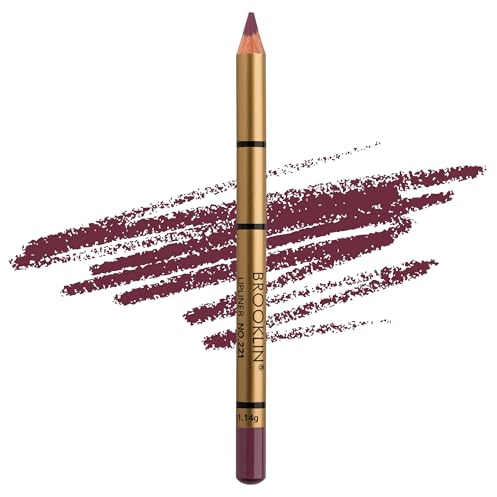 Impala - Lápiz de Labios Brooklin Waterproof Color Berenjena Oscuro 221 | Perfilador de Labios Permanente | Lápiz Labial Resistente al Agua | Delineador de Labios de Larga Duración