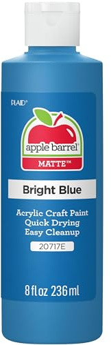 Apple Barrel Acrylic Paint (8 Ounce), 20717E Bright Blue, 8 Oz