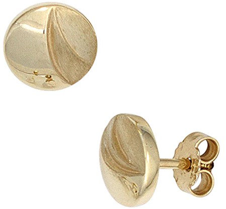Jobo Damen-Ohrstecker Rund aus 8 Karat 333 Gold