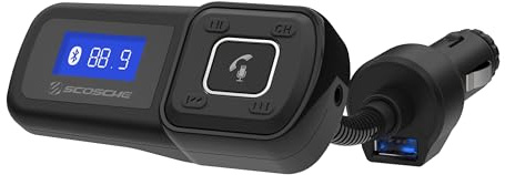 Scosche BTFM BTFREQ Universal Bluetooth Handsfree Car Kit with FM Transmitter for Vehicles