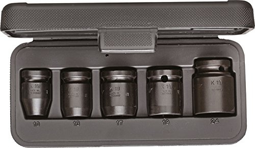Gedore K 19-028 Car Impact Socket Set 1/2 5 pcs hex 10-24 mm