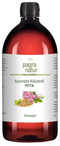 pagra natur Ayurveda Massageöl Pitta, 1l - Ayurveda Öl